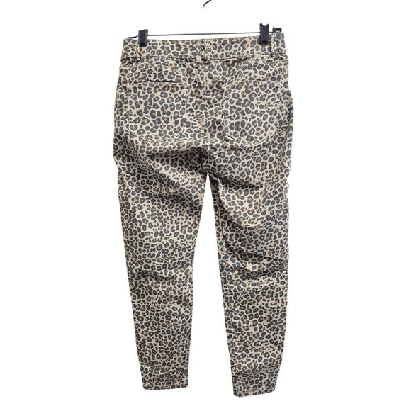 Knox Rose Women's Leopard Print Ankle Skinny Pants Size 10, Comfort Waist - Picture 7 of 11